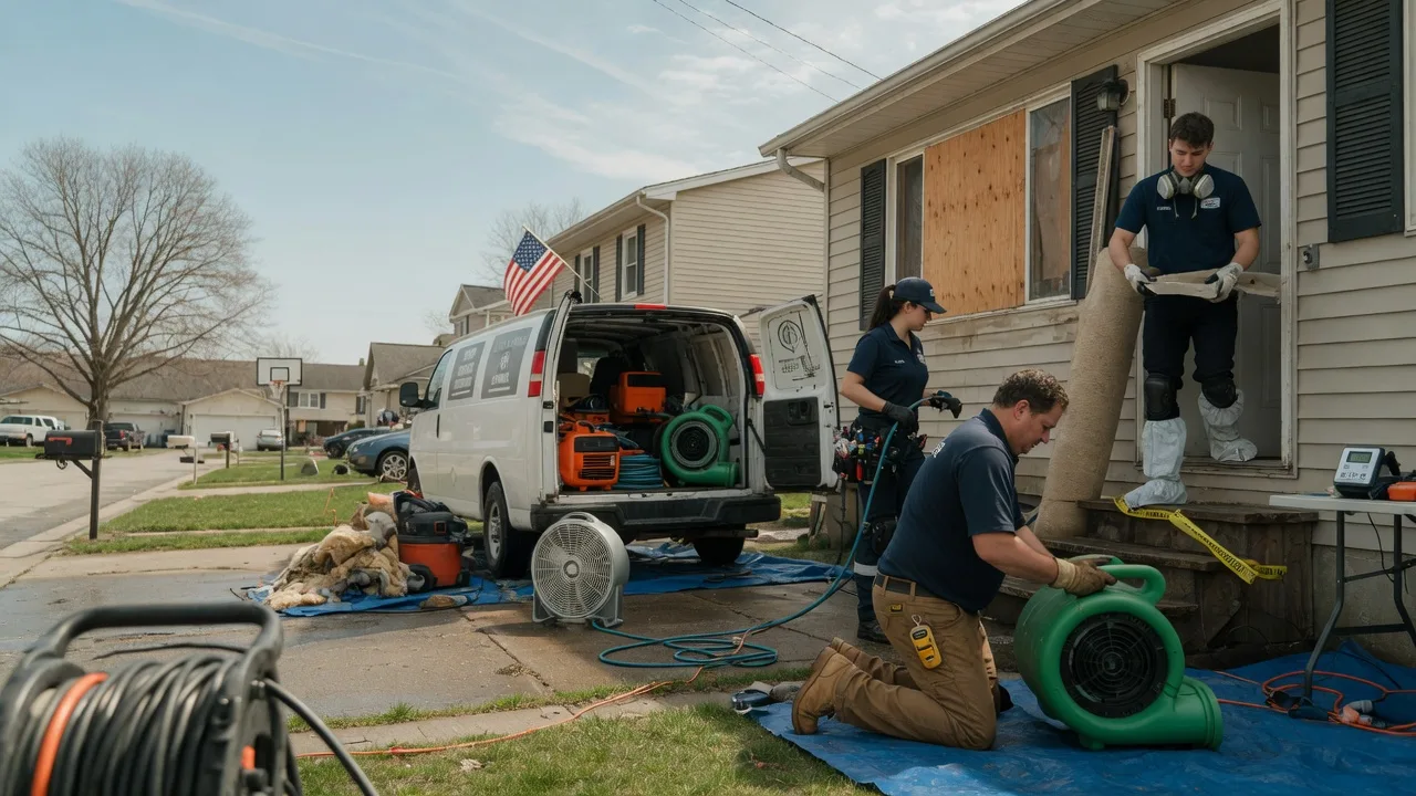 Water Damage Restoration in Springerton, IL near me